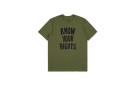 BRIXTON Strummer Collection - Know Your Rights Tee [Military Green]