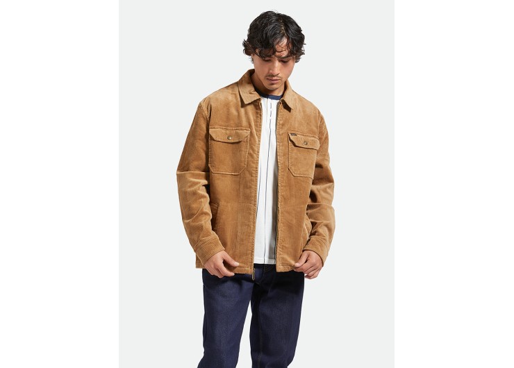 BRIXTON Motor Jacket - Tiger's Eye Cord