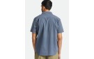BRIXTON Charter Print Short Sleeve Shirt [Joe Blue /Golden Glow]