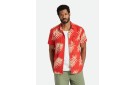 BRIXTON Charter Print Short Sleeve Shirt [Aloha Red /Palm Leaf]