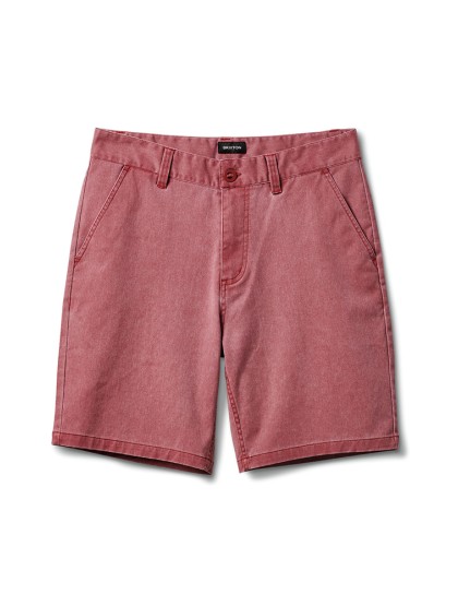 BRIXTON Choice Chino Shorts [Island Berry Vintage Wash]