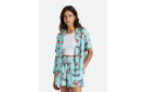 BRIXTON Bunker Paradise S/S Woven Shirt [Canal Blue]