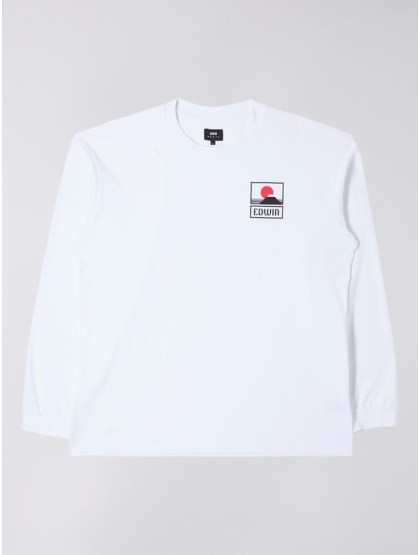 EDWIN Sunset On Mt. Muji T-Shirt LS [White] 