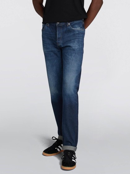 EDWIN Slim Tapered Jeans - Made In Japan [Blue - Mid Dark Wash]