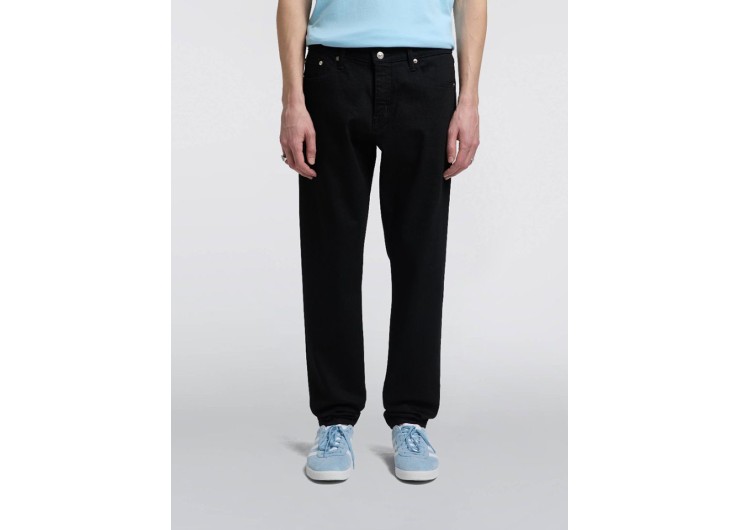 EDWIN Regular Tapered Jeans - Made In Japan - Black - Rinsed