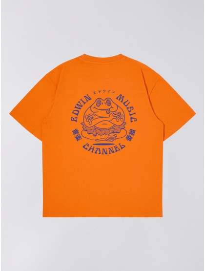 EDWIN Music Channel T-Shirt - Orange Tiger