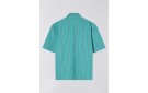 EDWIN Saga Short Sleeve Shirt - Green /White