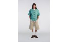 EDWIN Saga Short Sleeve Shirt - Green /White