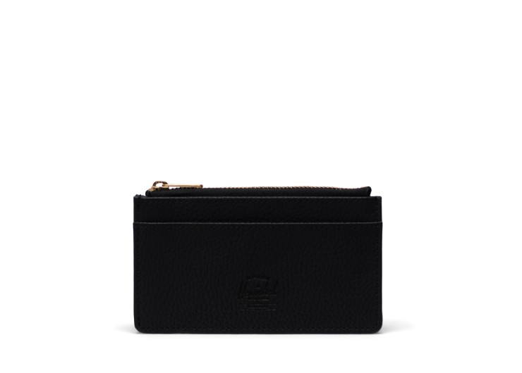 HERSCHEL Oscar Large Cardholder [Black - Vegan Leather]