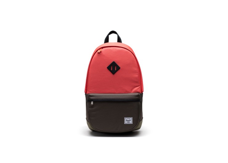 HERSCHEL Heritage Pro Backpack - 21.5L [Hot Coral /Ivy Green /Black]