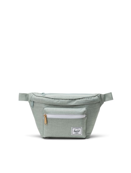 HERSCHEL Pop Quiz Hip Pack - Iceberg Green Crosshatch 