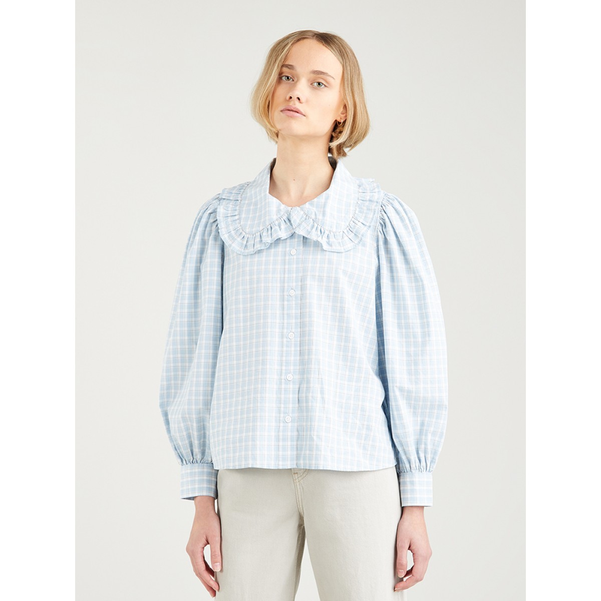 LEVI'S® Emilie Blouse - Soren Plaid Celestial Blue