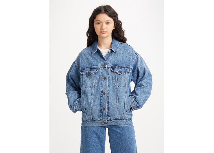 LEVI'S® XL Trucker Jacket  - Medium Indigo Worn In 