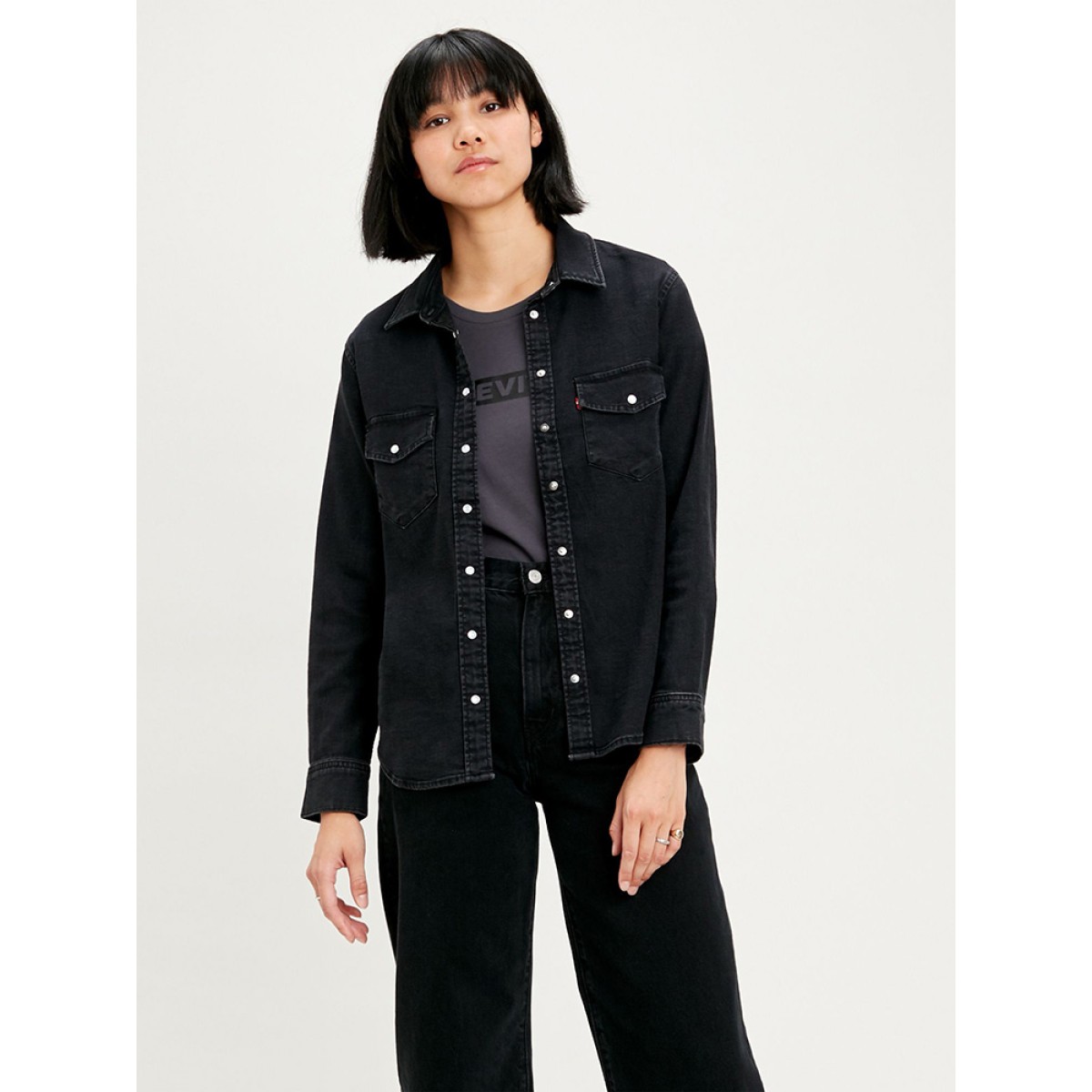 LEVI'S® Iconic Western Shirt - Night Is Black