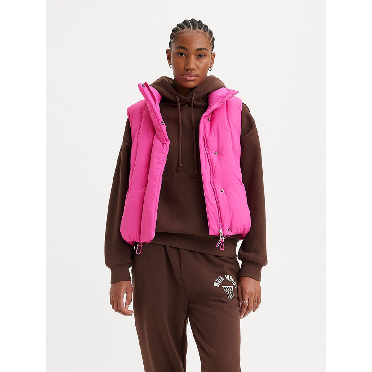 LEVI'S® Pillow Bubble Vest - Rose Violet