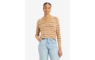 LEVI'S® Petal V-Neck Sweater - Olympic Strip Tan