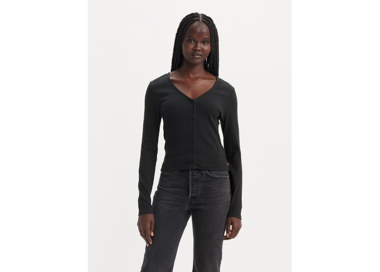 LEVI'S® Muse Long-Sleeve Tee - Caviar