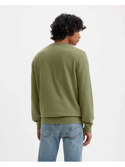 LEVI'S® Original Housemark Crewneck Sweat - Moss Olive