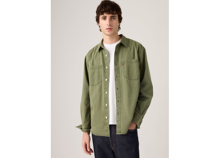 LEVI'S® Mariposa Worker Shirt - Nabali Olive Wash
