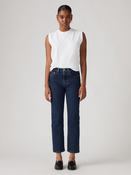 LEVI'S® 501® Original Crop Jeans - Salsa Stonewash