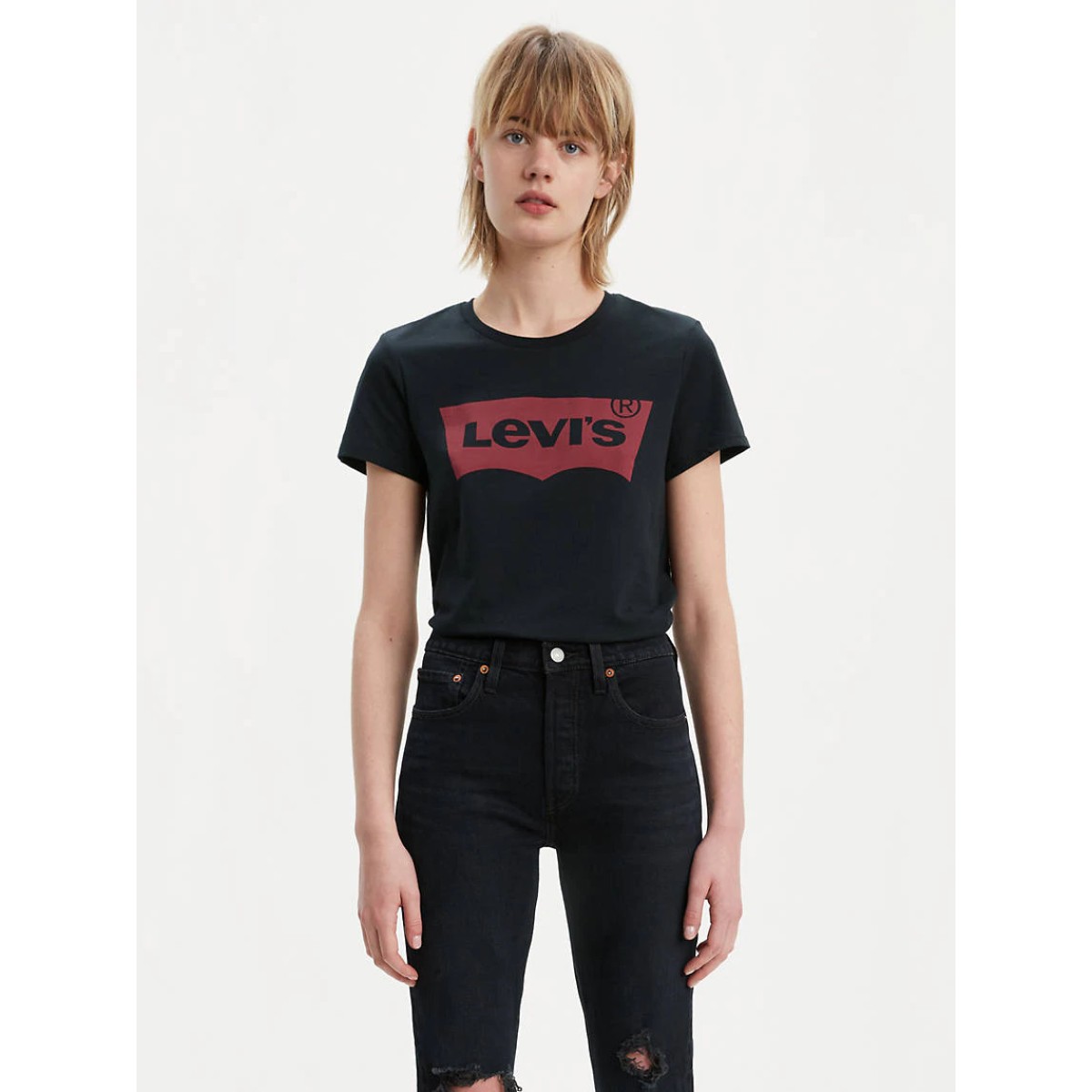 LEVI’S® The Perfect Tee Large Batwing Black