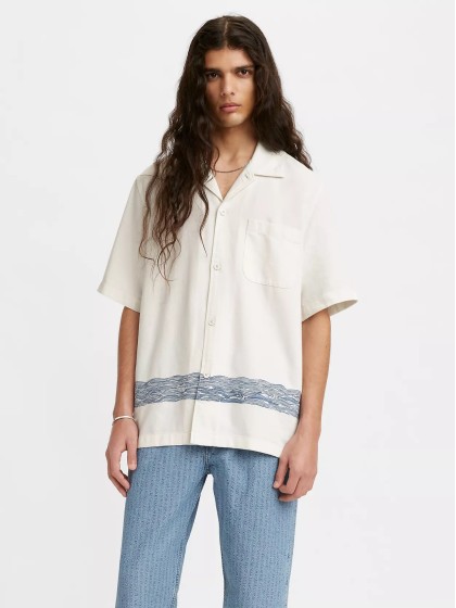 LEVI'S® MADE & CRAFTED® Relaxed Camp Shirt - Channel 