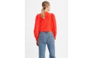 LEVI'S® Fawn Tie Blouse - Enamel Orange