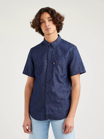 LEVI'S® Sunset Standard Fit Short Sleeve Shirt - Hemp Rinse