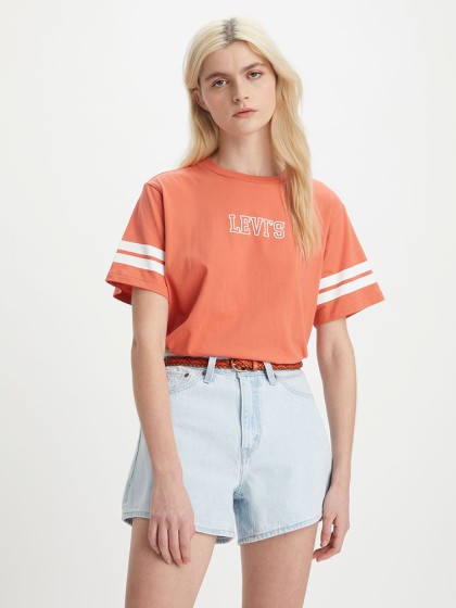 LEVI'S® Silvertab® Graphic Jet Tee - Burnt Sienna