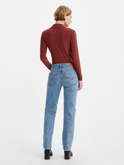 LEVI'S® Middy Straight Jeans - Medium Indigo Worn In