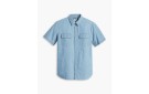 LEVI'S® Short Sleeve Relaxed Fit Western Shirt- New Hyde Chambray