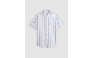 LEVI'S® Sunset Standard Fit Short Sleeve Shirt - Gio Stripe cement