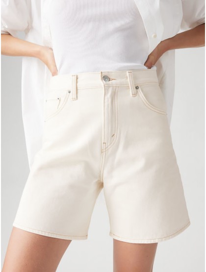 LEVI'S® High Rise Baggy Shorts - Snowing In LA