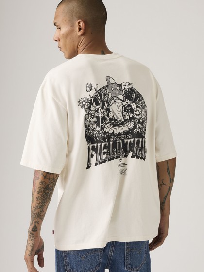 LEVI'S® Half-Sleeve Tee - Permanent Field Trip Egret