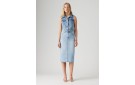LEVI'S® High Rise Back Slit Skirt - Riveting Clean Hem