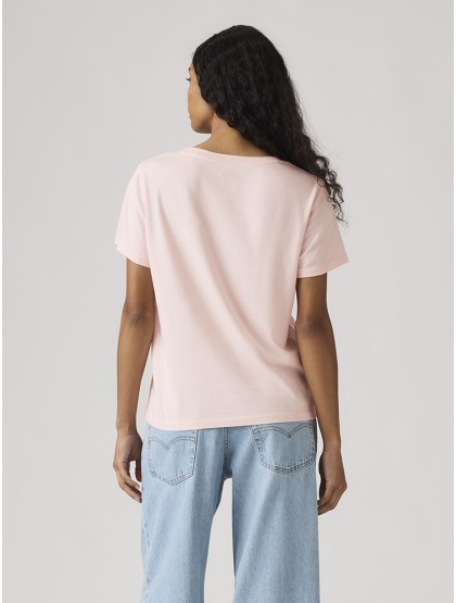 LEVI'S® Favorite Cotton V-Neck Tee - Crystal Pink