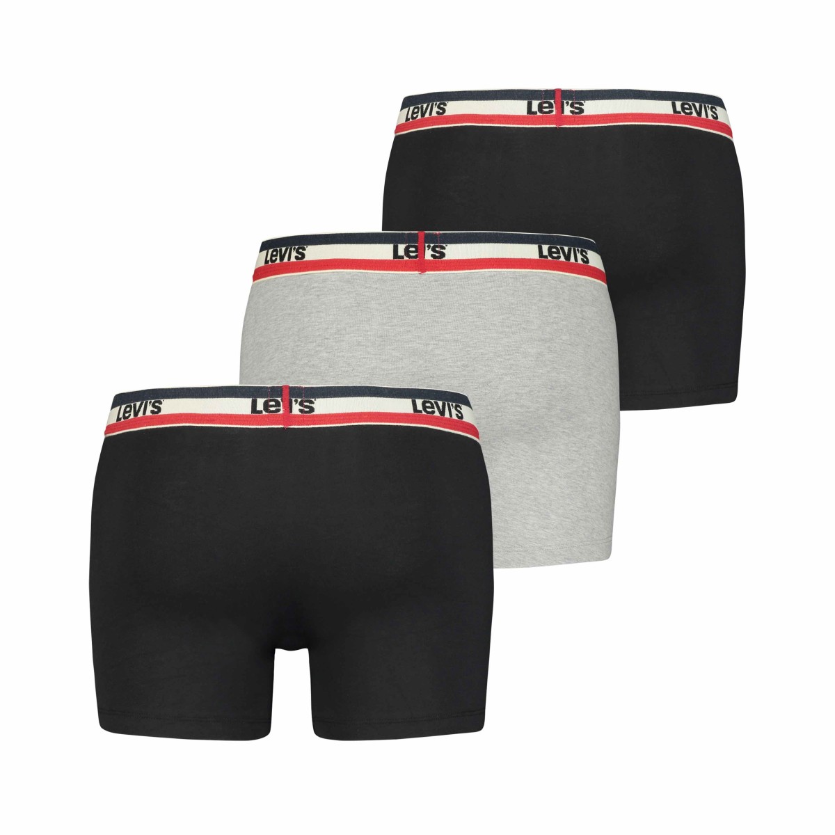 Lucky Brand Men's Underwear - Classic Knit Boxers (3 Pack), Size Medium,  Charcoal/Black Print/Dark Green