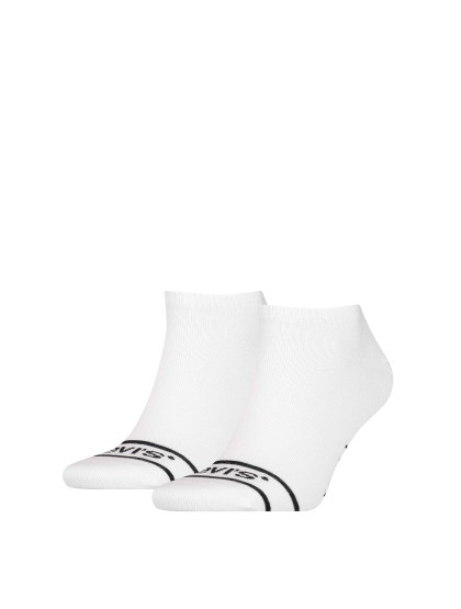 LEVI'S® Sport Unisex Low Cut Socks 2 pack - White