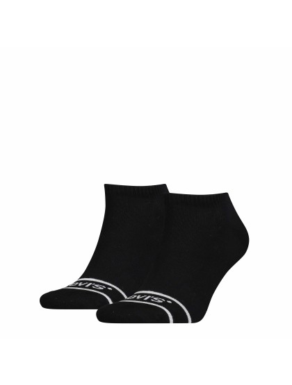 LEVI'S® Sport Unisex Low Cut Socks 2 pack - Black