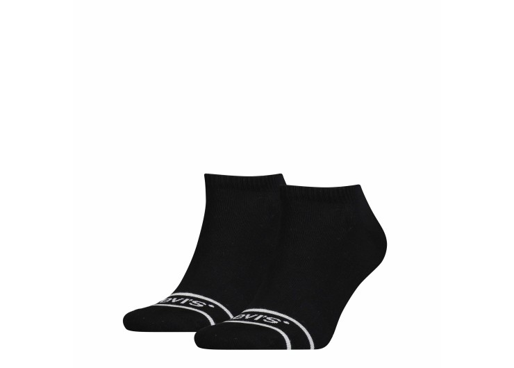 LEVI'S® Sport Unisex Low Cut Socks 2 pack - Black