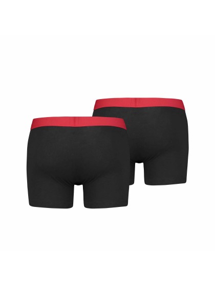 LEVI'S® Solid Basic Men's Boxers 2 pack - Black