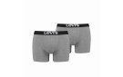 LEVI'S® Solid Basic Men's Boxers 2 pack - Middle Grey Melange