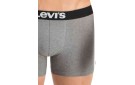 LEVI'S® Solid Basic Men's Boxers 2 pack - Middle Grey Melange