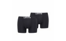LEVI'S® Solid Basic Men's Boxers 2 pack - Jet Black