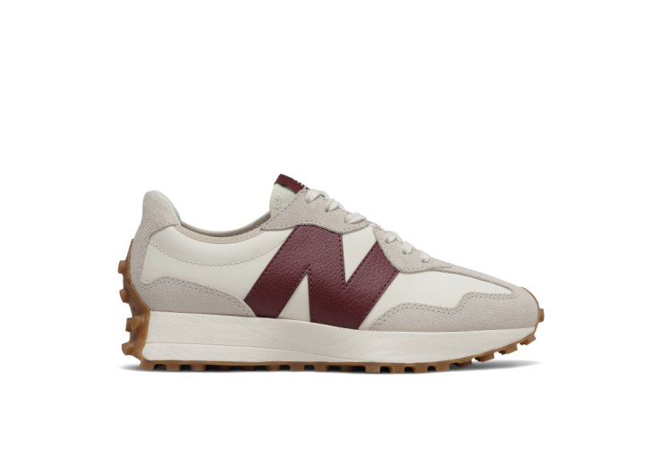 NEW BALANCE 327 - Moonbeam /Burgundy [WS327KA]