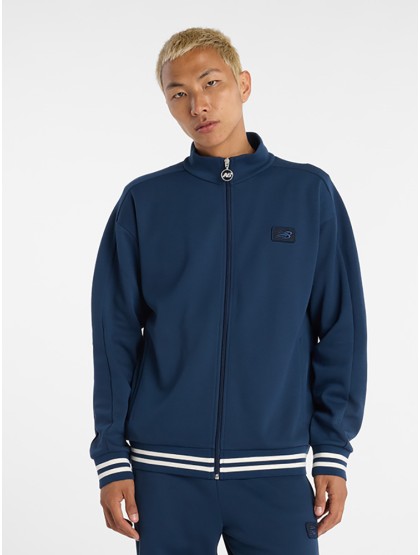 NEW BALANCE Post Season Pique Track Jacket - Nb Navy