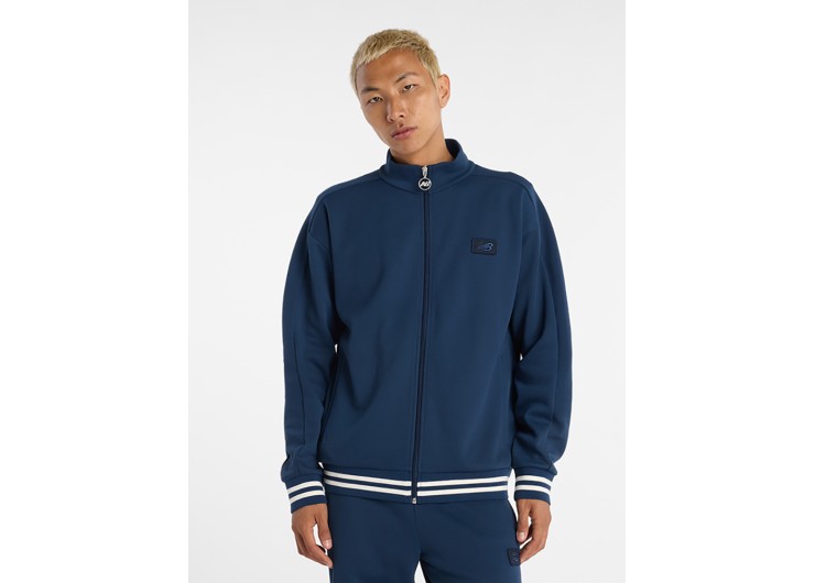 NEW BALANCE Post Season Pique Track Jacket - Nb Navy
