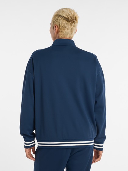 NEW BALANCE Post Season Pique Track Jacket - Nb Navy