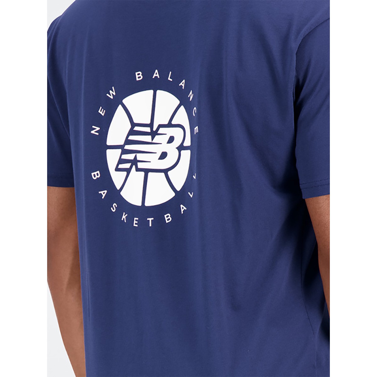 NEW BALANCE Hoops Fundamentals T-Shirt - Nb Navy [MT23582-NNY]