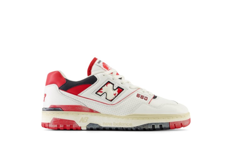NEW BALANCE 550 Sea Salt /Team Red /Black [BB550VGA]